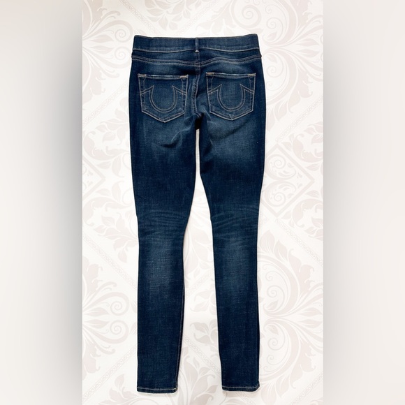 True Religion Jennie Runway Legging Jeans in Cloudy Sea XS - Picture 2 of 4